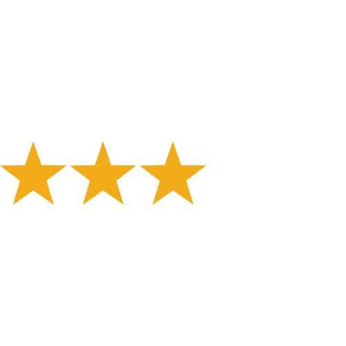 3 stars rating