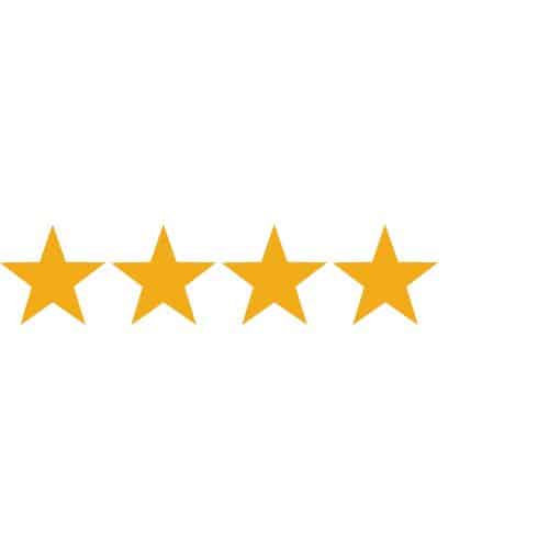 4 stars rating