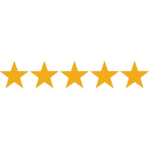 5 stars rating